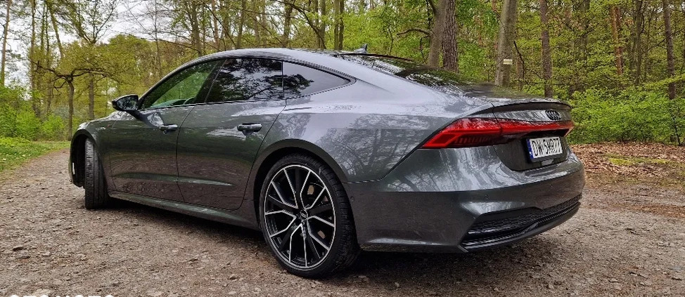 Audi A7 cena 309000 przebieg: 61000, rok produkcji 2021 z Piaski małe 46